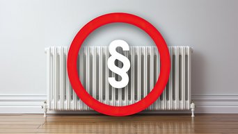 Heizungsgesetz, Bundesverfassungsgericht, Eilantrag, Wirtschaftsministerium, Gesetz Illustration