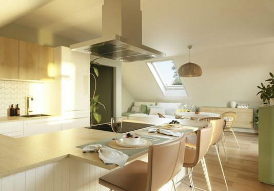 Schwingfenster-Mitwachshaus